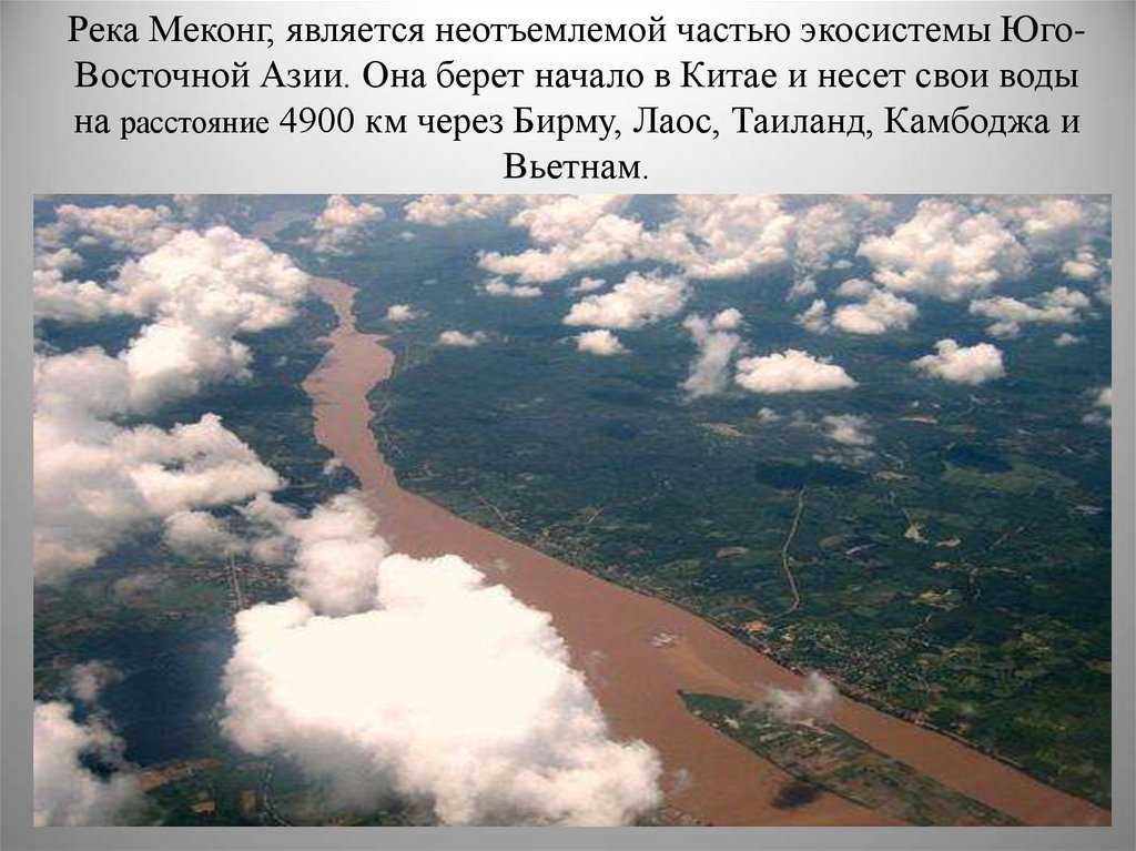 Меконг (река): описание, исток, устье, длина. бассейн реки меконг