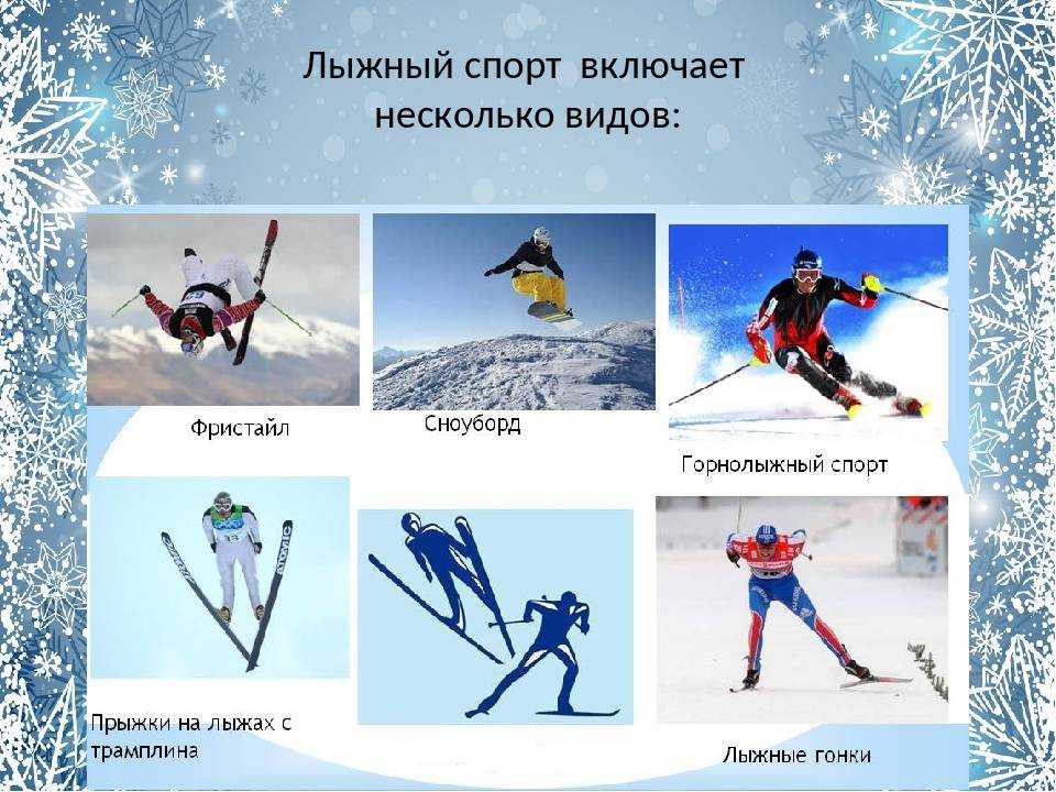Доклад на тему лыжный спорт