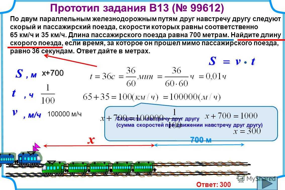Задачи на движение - простые и сложные для 4 класса с ответами, правила