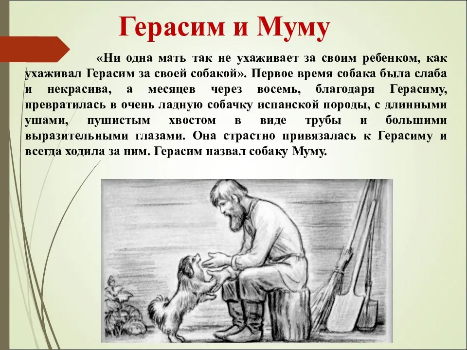 Анализ рассказа «муму» (и.с. тургенев) | литрекон