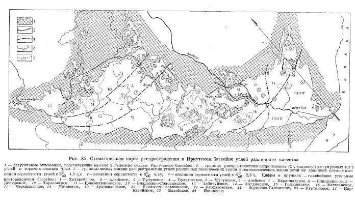 Площадь и запасы иркутского угольного бассейна: виды угля и объемы добычи