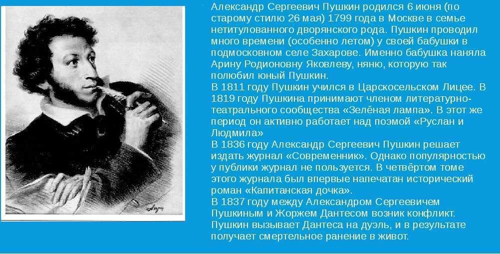 127 интересных и удивительных фактов о пушкине