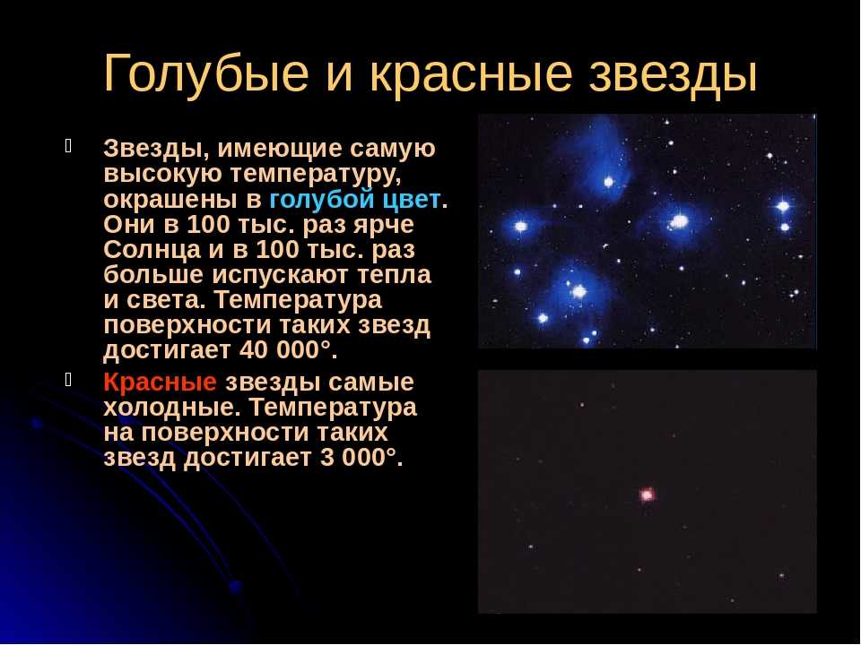 Урок 4: звёзды и их характеристика - 100urokov.ru
