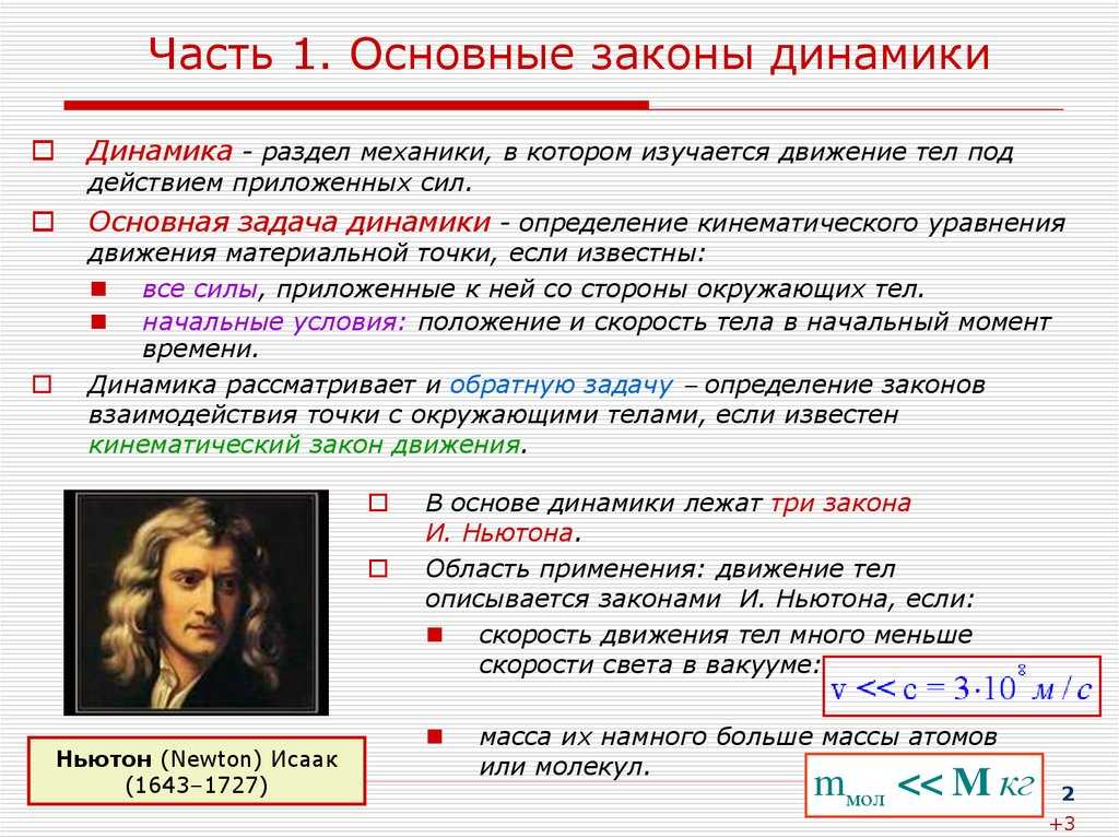 Кинематика — основные определения и формулы