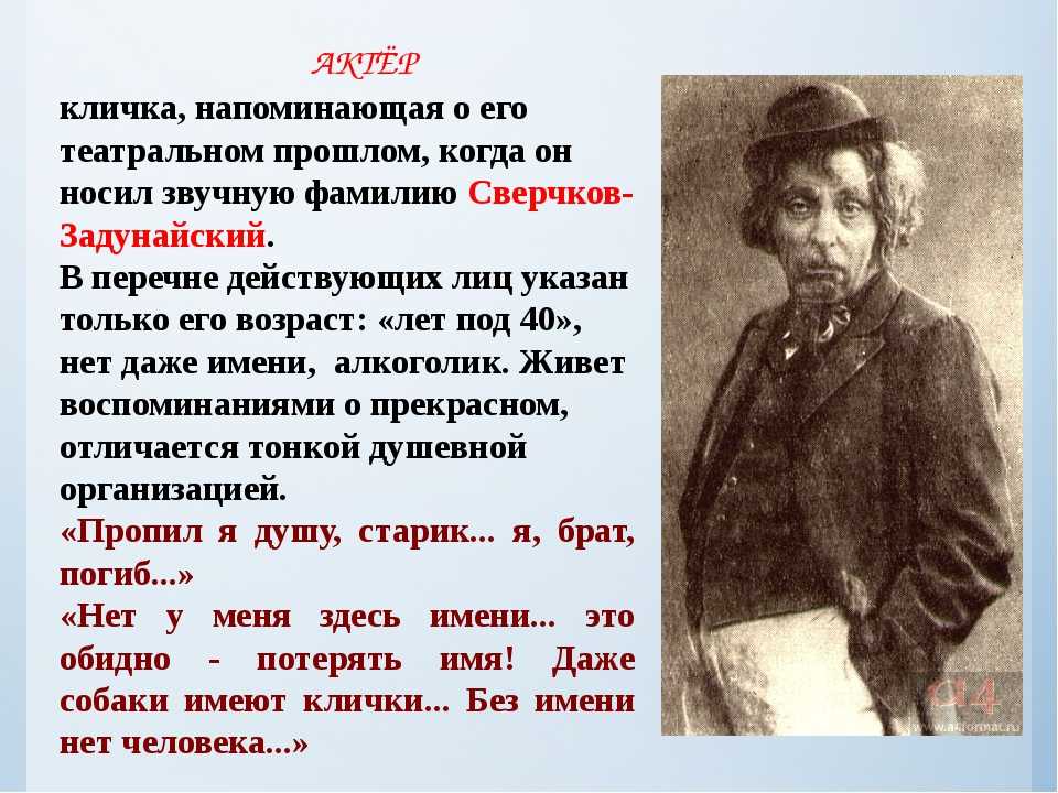 Сочинение о характерах и судьбах людей из пьесы максима горького "на дне"