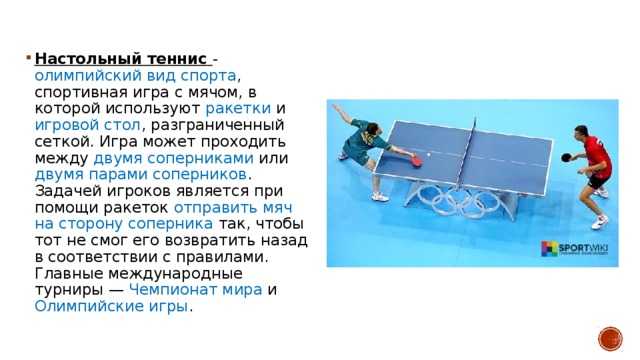 Реферат на тему: теннис