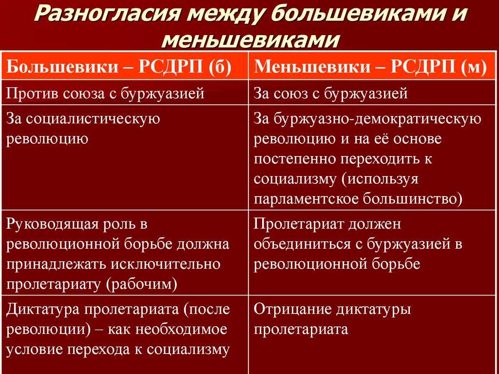 Большевики и меньшевики - политика 2023