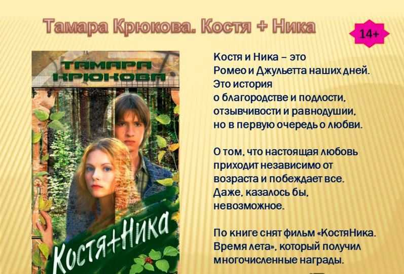 Костя плюс ника краткое содержание