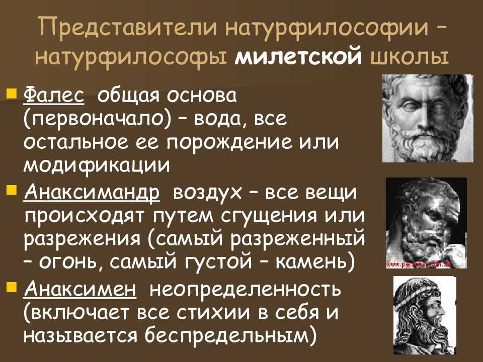 Натурфилософский период | философио.ру