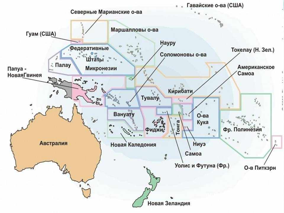 Мир океании. океания (oceania) - это. океания: краткая характеристика