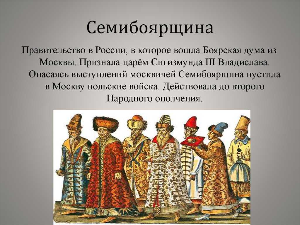 Как семибоярщина воплотила путь развития россии
