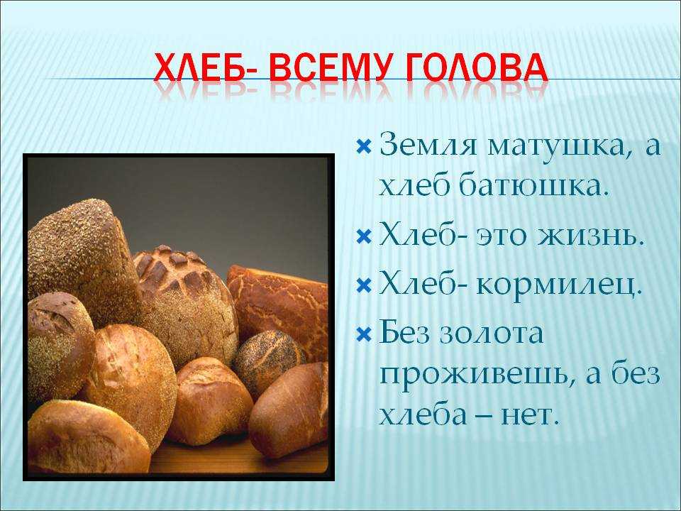 Сочинения о хлебе