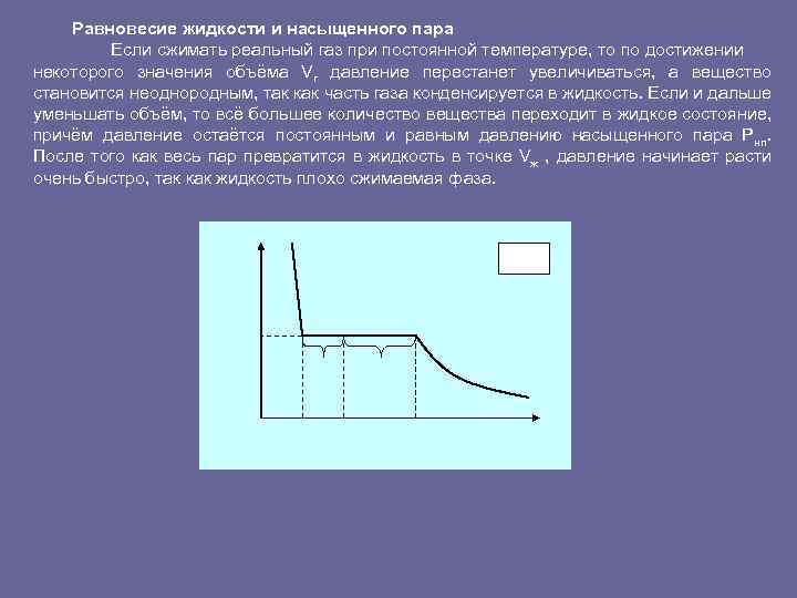 Каково условие,при котором наступает динамическое равновесие между паром и жидкостью?