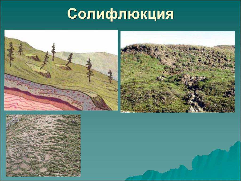 Процесс солифлюкции - определение, причины и типы — природа мира