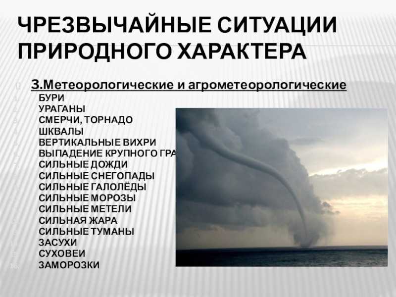Чс метеорологического характера. безопасность жизнедеятельности: конспект лекций.