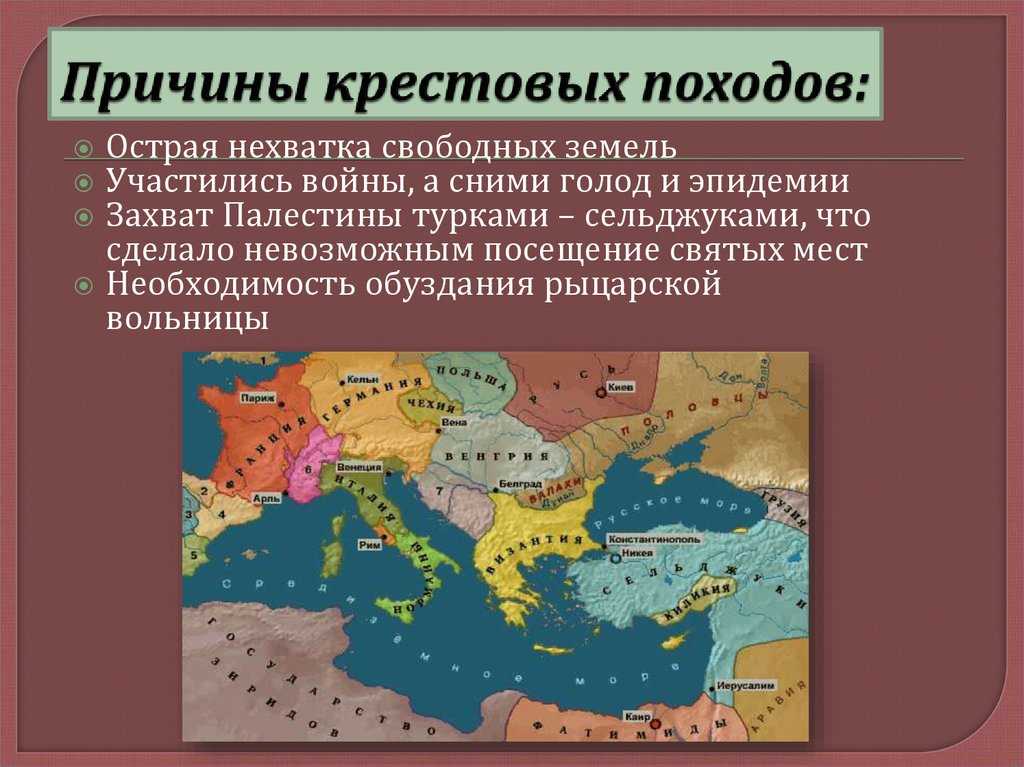 Крестовые походы: их суть и причины