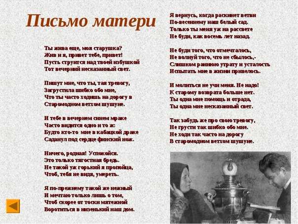 Сочинение "образ матери" по творчеству сергея есенина. образ матери в поэзии с.есенина
