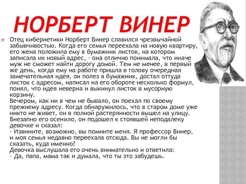 Кто такой норберт винер и какова его роль в исследовании информации?