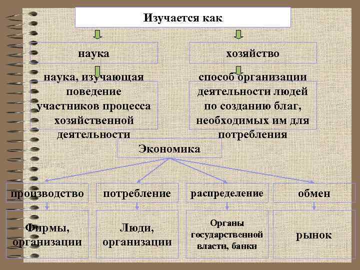 Что называется объектом экономики кратко