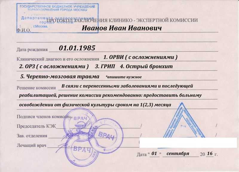 Можно ли получить освобождение от физкультуры? возможные пути и причины