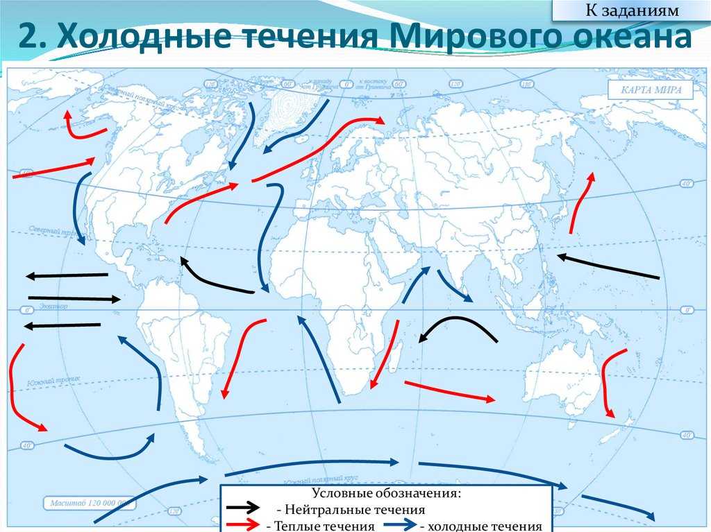Течения мирового океана - классификация и причины образования