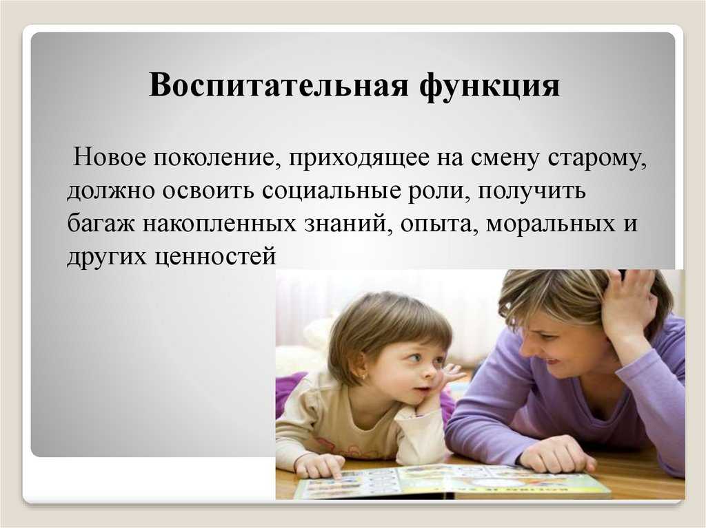 Что такое воспитательная функция? - quepaw