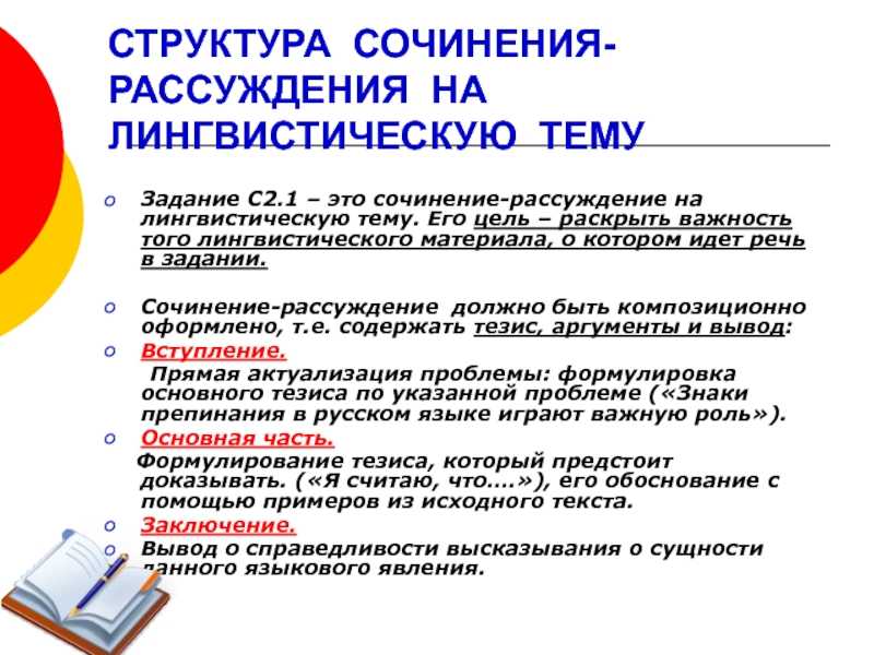Сочинение на лингвистическую тему (6 класс) презентация, доклад, проект