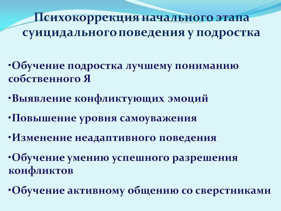 Профилактика суицидального поведения несовершеннолетних в образовательной среде