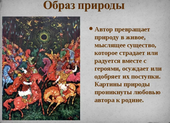 «описание русской земли в «слове о полку игореве»»