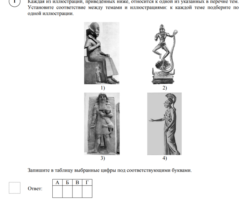 Впр по истории за 5 класс (6 задание)