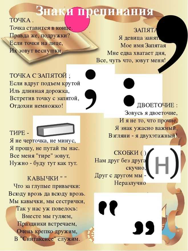 Зачем нужны знаки препинания 4 класс сообщение и сочинение рассуждение по русскому языку