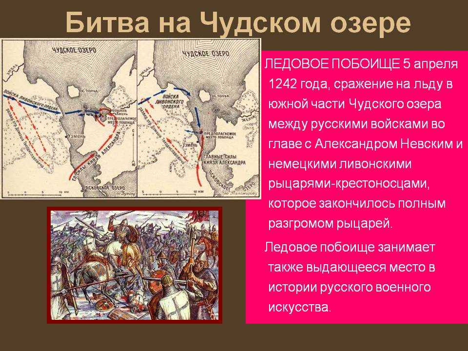 Невская битва и ледовое побоище