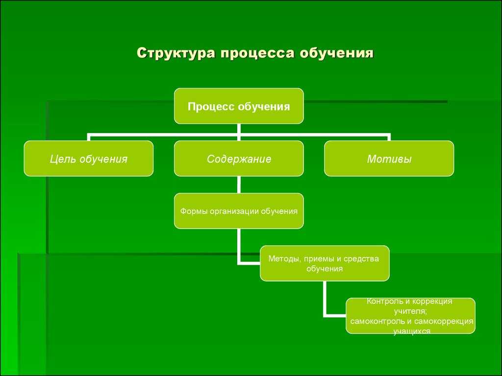 В чем выражается результат процесса обучения