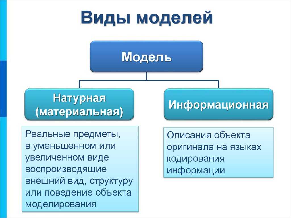 Информационная модель: описание, структура, виды, типы информационных моделей, разработка, создание, использование информационной модели