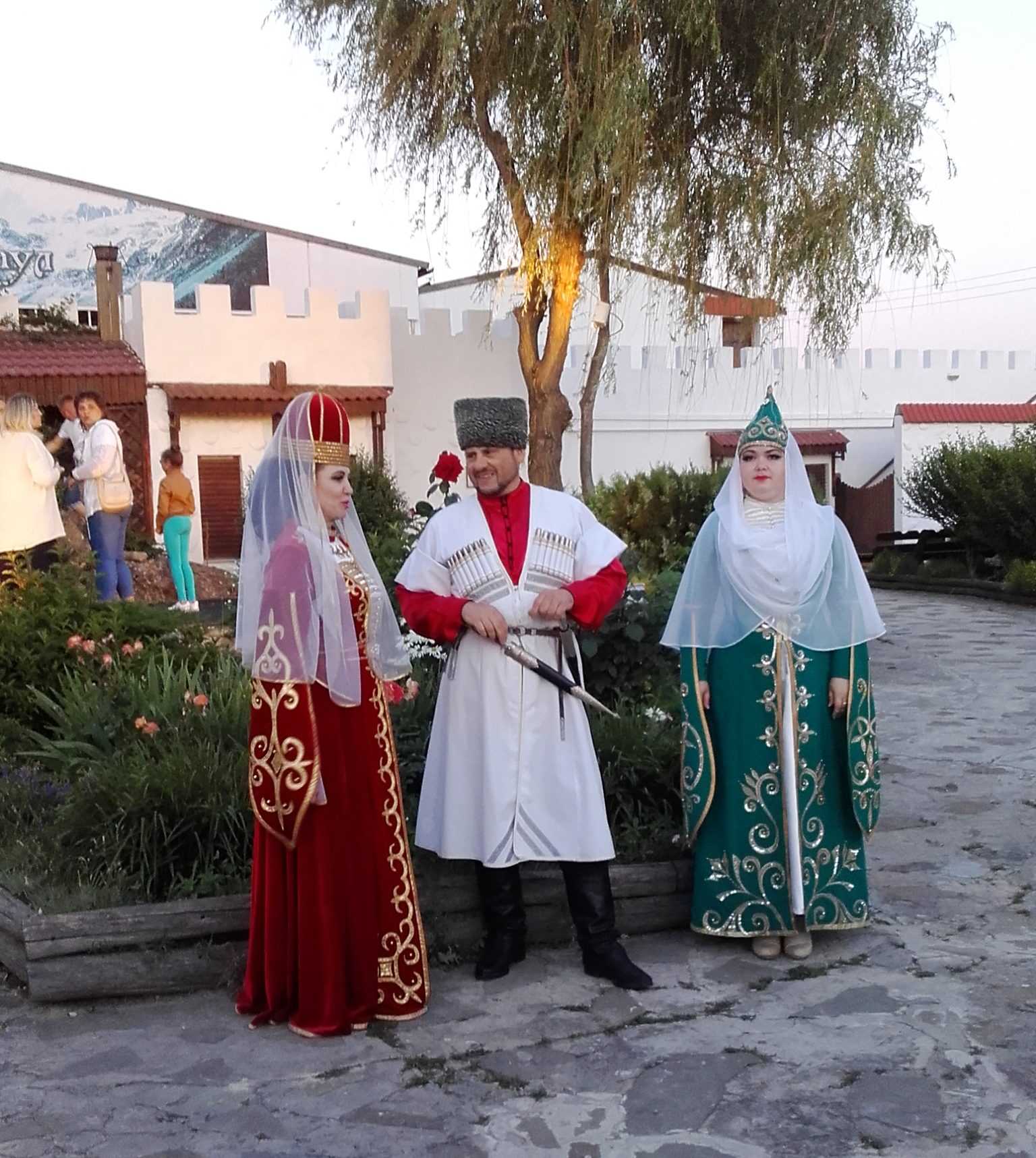 Празднование байрама в черкесском ауле