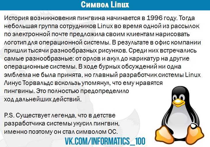 Краткая история linux